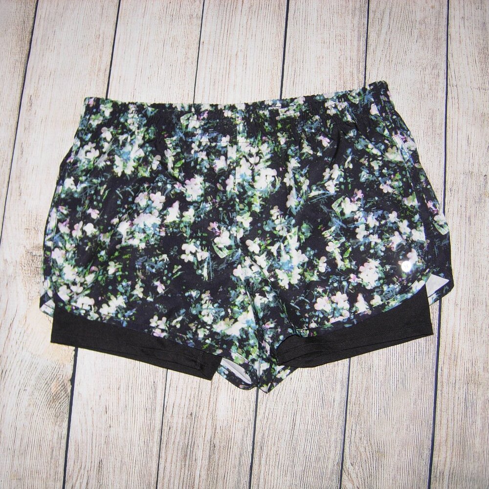 RBX Layered Bike Shorts Under Running Shorts L